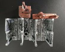 Load image into Gallery viewer, Wargame Table Top Fences Post Apocalytic Scenery Tile Hides 3d Printed Warhammer