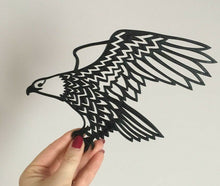 Load image into Gallery viewer, Eagle Modern Wall Art Hanging Decoration Origami Style Pick Your Colour