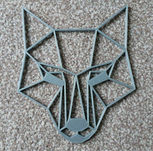 Load image into Gallery viewer, Geometric Fox Head Wall Art Hanging Decoration Origami Style Pick Your Colour