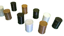 Load image into Gallery viewer, 10 x Oil Drums OO Gauge Models Lineside Railway Scenery Brown White Black Barrels