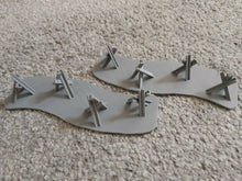 Load image into Gallery viewer, Wargaming Barricades Hedgehogs Terrain Scenery 28mm 3d Printed Props Barriers