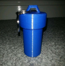 Load image into Gallery viewer, Motorcycle Ear Plug Small Storage Pot with Screw Lid Earplug Holder Geocache Container
