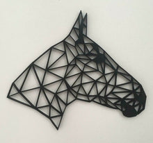 Load image into Gallery viewer, Geometric Horses Head Side Wall Art Hanging Decoration Origami Pick Your Colour