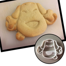 Load image into Gallery viewer, Dog and Bone Puppy 3D Printed Cookie Cutter Stamp Baking Biscuit Shape Tool
