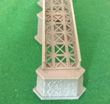 Load image into Gallery viewer, Girder Bridge TT120 Gauge Model Railway Single Track  Support Piers Stonework