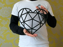 Load image into Gallery viewer, Geometric Heart Wall Art Hanging Decoration 300 X 272mm