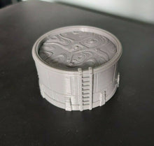 Load image into Gallery viewer, Warhammer War Game Chemical Storage Tanks Vats D+D Scenery Hides 3d Printed 15mm