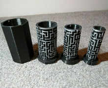 Load image into Gallery viewer, Maze Puzzle MazeBox Russian Doll Teaser Money Gift Maze Box Secret Black Silver