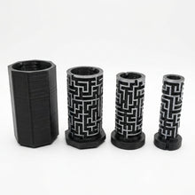 Load image into Gallery viewer, Maze Puzzle MazeBox Russian Doll Teaser Money Gift Maze Box Secret Black Silver