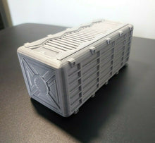Load image into Gallery viewer, Warhammer Post Apocalytic Style Shipping Containers D+D Scenery Hides 3d Printed