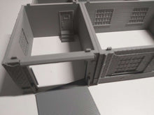 Load image into Gallery viewer, Warehouse Building Garage Workshop Wargaming Industrial Building 28mm Lockup