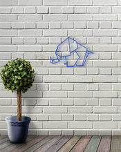 Load image into Gallery viewer, Origami Geometric Elephant Wall Art Hanging Decoration Various Colours Available