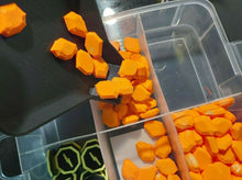 Load image into Gallery viewer, 4 x Board Game Token Trays Container Funnel Jigsaw Nuts Bolts Stackable Tray