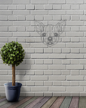 Load image into Gallery viewer, Geometric Chihuahua Dog Animal Wall Art Decor Hanging Decoration Pick a Colour