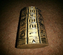 Load image into Gallery viewer, Mini Cryptex Puzzle DaVinci Replica 3D Print Plastic 5, 6 or 7 Number Black Gold