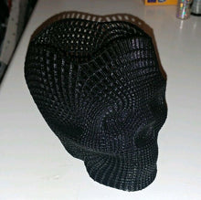 Load image into Gallery viewer, Mesh Skull Pen Pencil Holder Makeup Brush Storage Pot Desk Tidy Wireframe