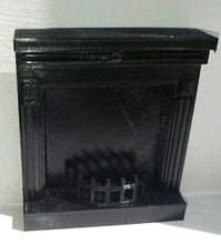 Load image into Gallery viewer, Dolls House Miniature Fireplace and Surround 1:12 Scale Fireplace with Grate