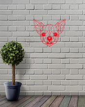 Load image into Gallery viewer, Geometric Chihuahua Dog Animal Wall Art Decor Hanging Decoration Pick a Colour