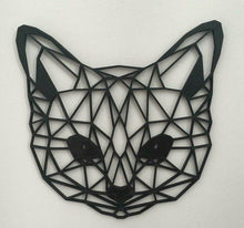 Load image into Gallery viewer, Geometric Cat Kitten Wall Art Hanging Decoration Origami Style Pick Your Colour