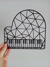 Load image into Gallery viewer, Geometric Musical Instrument Guitar Piano Banjo Drum Wall Art Hanging Decoration