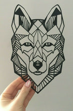 Load image into Gallery viewer, Geometric Wolf Animal Wall Art Decor Hanging Decoration Origami Style