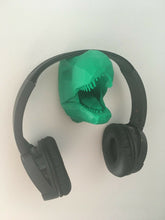 Load image into Gallery viewer, Headphone Holder Dinosaur Wall Mount Stand For Gaming Headset Pick Your Colour