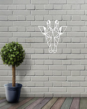 Load image into Gallery viewer, Geometric Giraffe Head Animal Wall Art Decor Hanging Decoration Origami Small