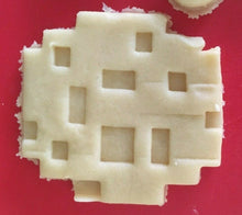 Load image into Gallery viewer, Block 3D Printed Cookie Cutter Stamp Baking Biscuit Shape Tool Minecraft Style