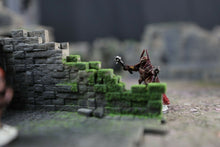 Load image into Gallery viewer, The Ruined Corner Terrain Building 28mm 3d Printed Wargaming Dungeons