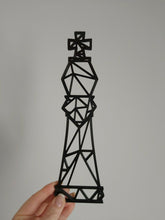 Load image into Gallery viewer, Geometric Chess Pieces Individual or Set of 6 Wall Art Decor Hanging Decoration