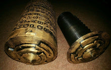 Load image into Gallery viewer, Cryptex Puzzle Da Vinci Replica 3D Print Plastic 5-10 Letter Password Black Gold