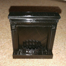 Load image into Gallery viewer, Dolls House Miniature Fireplace and Surround 1:12 Scale Fireplace with Grate