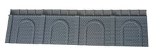 Load image into Gallery viewer, 4 x N Gauge Model Railway Retaining Brick Walls Railway Arches