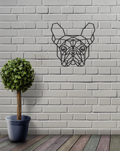 Load image into Gallery viewer, Geometric French Bulldog Frenchie Pet Animal Wall Art Decor Hanging Decoration