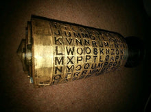 Load image into Gallery viewer, Cryptex Puzzle Da Vinci Replica 3D Print Plastic 5-10 Letter Password Black Gold