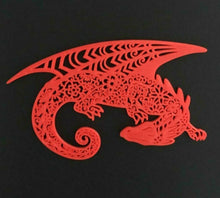 Load image into Gallery viewer, Sleeping Dragon Modern Wall Art Hanging Decoration Style Pick Your Colour