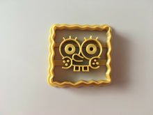 Load image into Gallery viewer, Spongebob Squarepants Head 3D Printed Cookie Cutter Stamp Baking Shape Tool