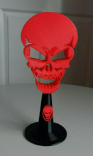 Load image into Gallery viewer, Skull Headphone Stand Gaming Headset Mount Storage 3D Printed Choose Your Colour
