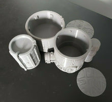 Load image into Gallery viewer, Warhammer War Game Chemical Storage Tanks Vats D+D Scenery Hides 3d Printed 15mm