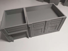 Load image into Gallery viewer, Warehouse Building Garage Workshop Wargaming Industrial Building 28mm Lockup