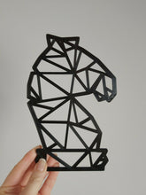 Load image into Gallery viewer, Geometric Chess Pieces Individual or Set of 6 Wall Art Decor Hanging Decoration