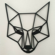 Load image into Gallery viewer, Geometric Fox Head Wall Art Hanging Decoration Origami Style Pick Your Colour