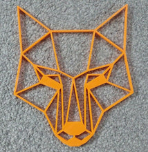 Load image into Gallery viewer, Geometric Fox Head Wall Art Hanging Decoration Origami Style Pick Your Colour