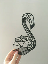 Load image into Gallery viewer, Geometric Swan Wall Art Decor Hanging Decoration Origami Style