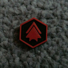 Load image into Gallery viewer, Warhammer 40K Kill Team Tokens Tactic Tokens x80 Black & Red