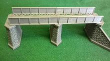 Load image into Gallery viewer, Girder Bridge TT120 Gauge Model Railway Bridge Support Girders Stonework Support