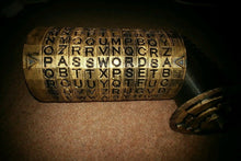 Load image into Gallery viewer, Cryptex Puzzle Da Vinci Replica 3D Print Plastic 5-10 Letter Password Black Gold