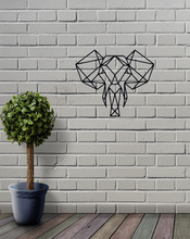 Load image into Gallery viewer, Geometric Elephant Animal Wall Art Decor Hanging Decoration Origami Small
