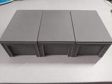 Load image into Gallery viewer, Industrial Garages Lockup Storage Unit for Wargaming D+D Scenery 28mm 3d Printed