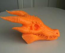 Load image into Gallery viewer, Dragon Skull Creature Model Moving Jaw Bones 3d Printed Pick Your Colour